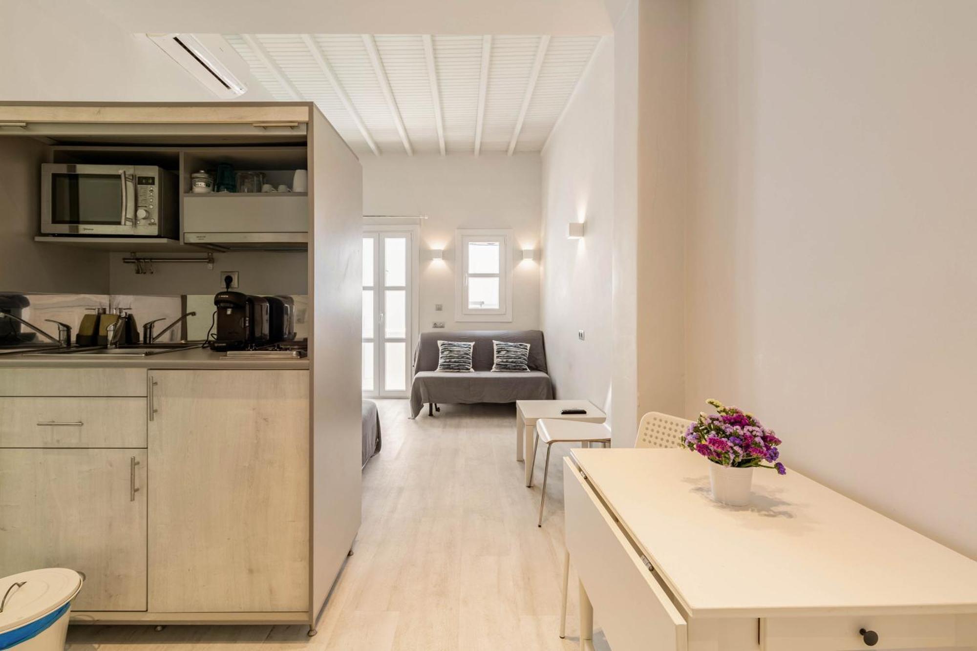 شقة Elenitas Flat Next To The Windmills Mykonos Town المظهر الخارجي الصورة
